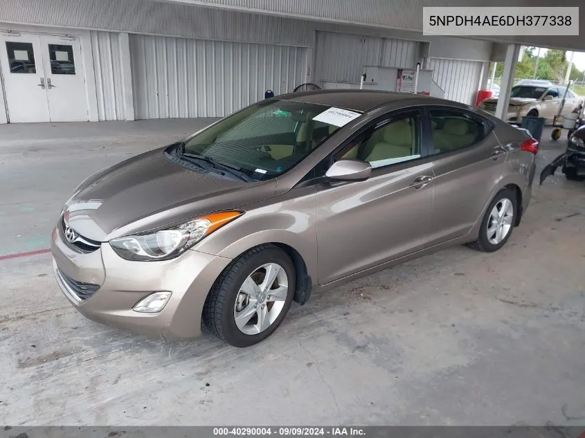 5NPDH4AE6DH377338 2013 Hyundai Elantra Gls