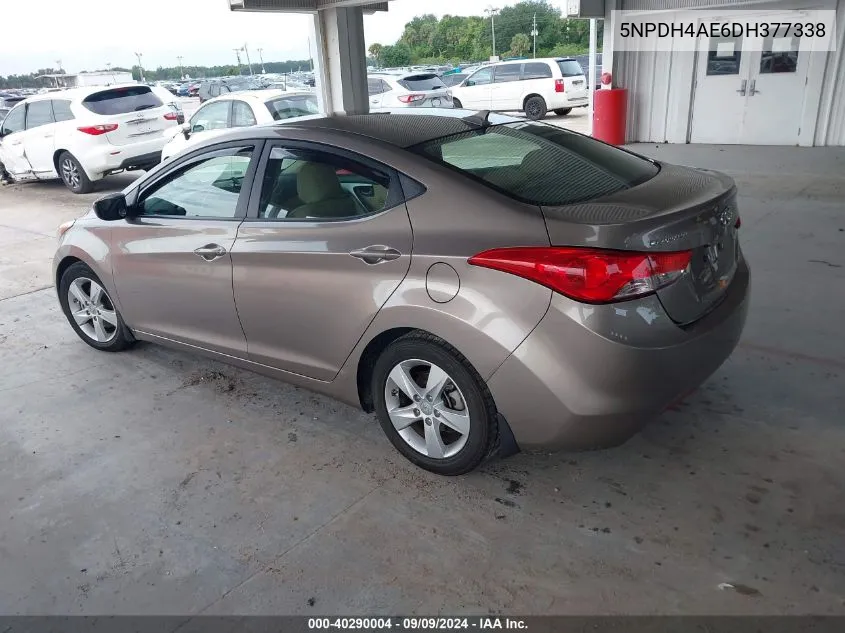 5NPDH4AE6DH377338 2013 Hyundai Elantra Gls