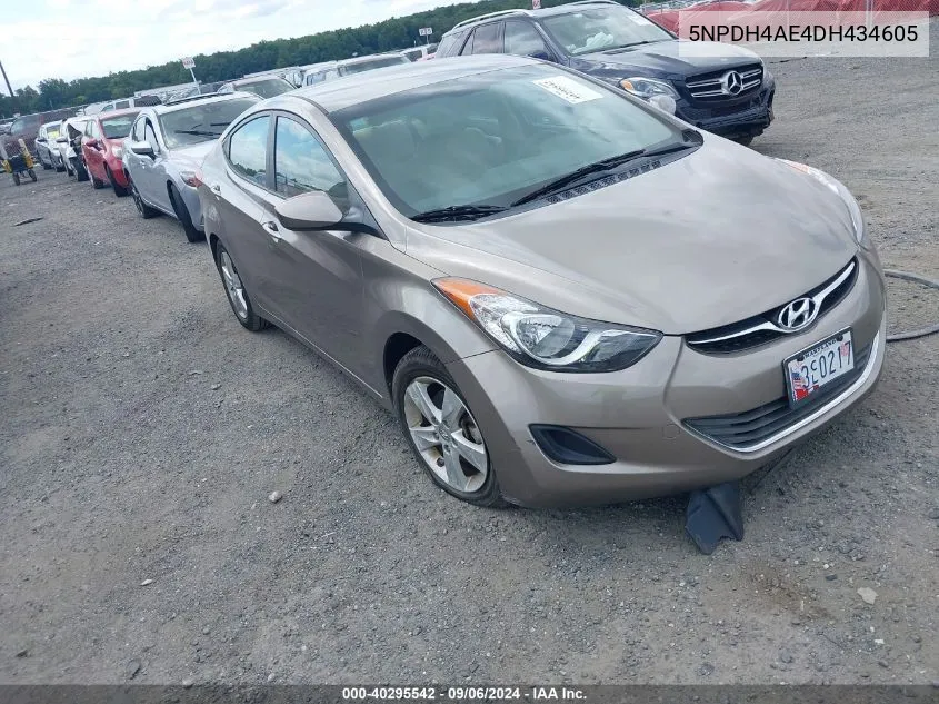 2013 Hyundai Elantra Gls VIN: 5NPDH4AE4DH434605 Lot: 40295542