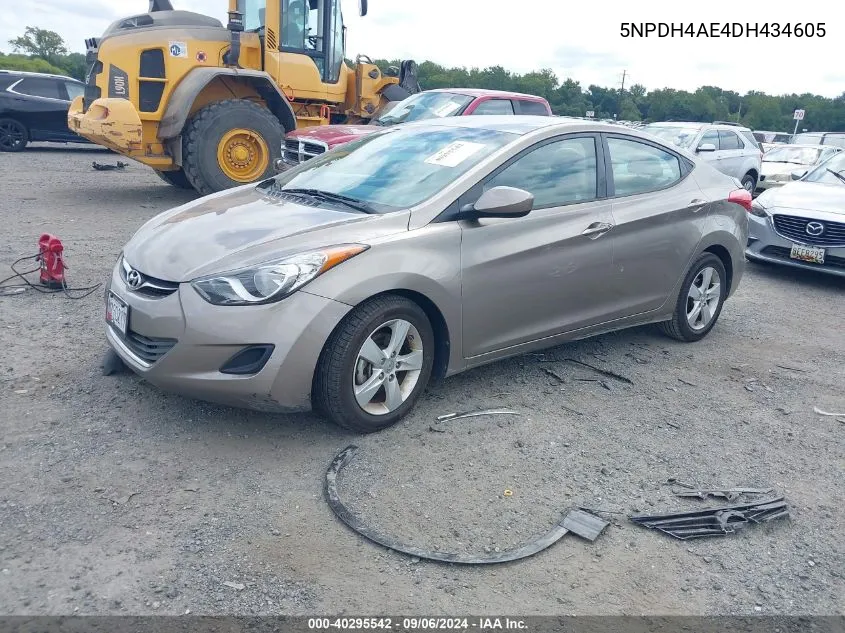 2013 Hyundai Elantra Gls VIN: 5NPDH4AE4DH434605 Lot: 40295542