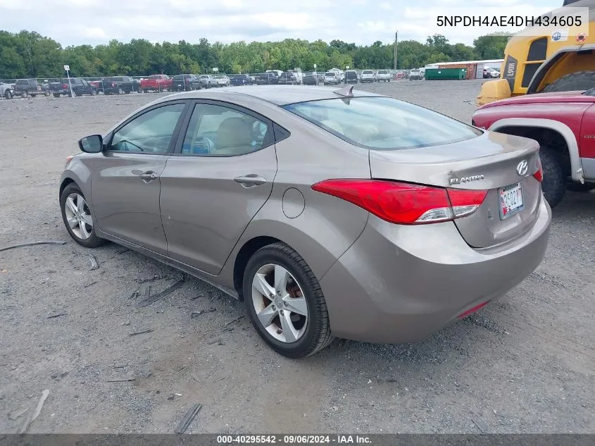 5NPDH4AE4DH434605 2013 Hyundai Elantra Gls