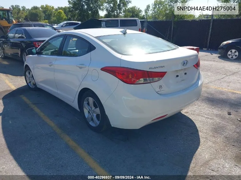 5NPDH4AE4DH275004 2013 Hyundai Elantra Gls