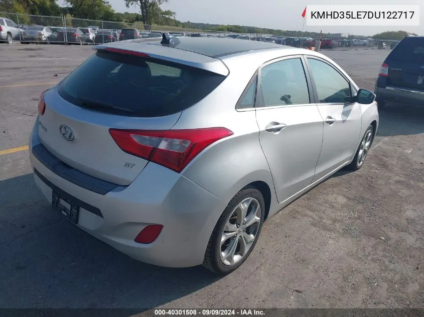 KMHD35LE7DU122717 2013 Hyundai Elantra Gt Base W/Blue