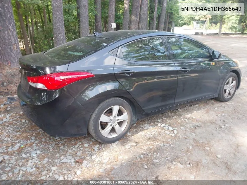 5NPDH4AE1DH366649 2013 Hyundai Elantra Gls