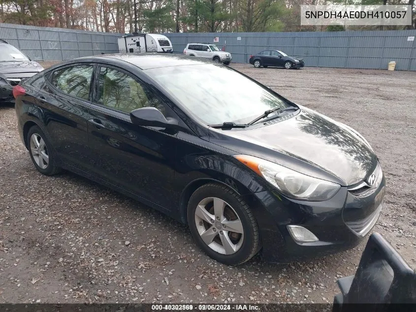 5NPDH4AE0DH410057 2013 Hyundai Elantra Gls Pzev