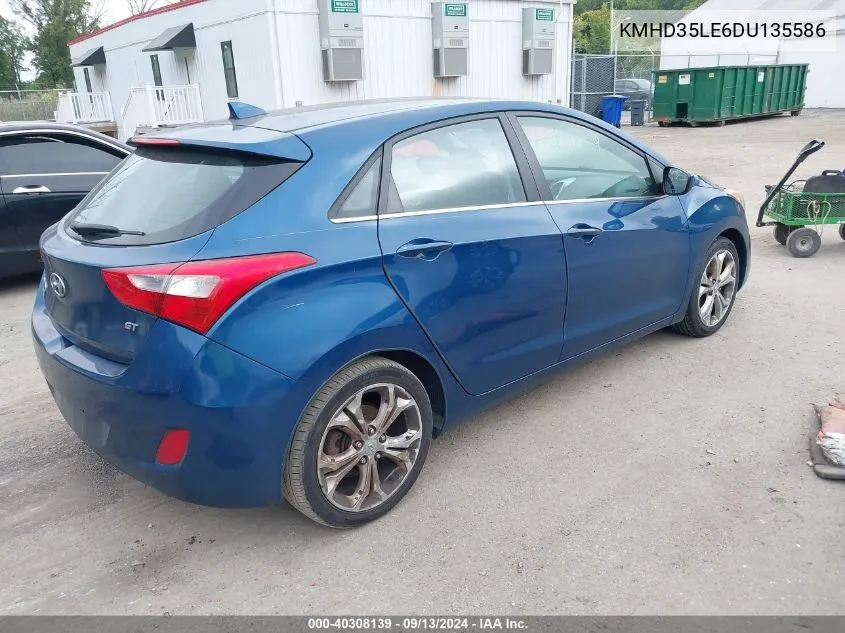 2013 Hyundai Elantra Gt VIN: KMHD35LE6DU135586 Lot: 40308139