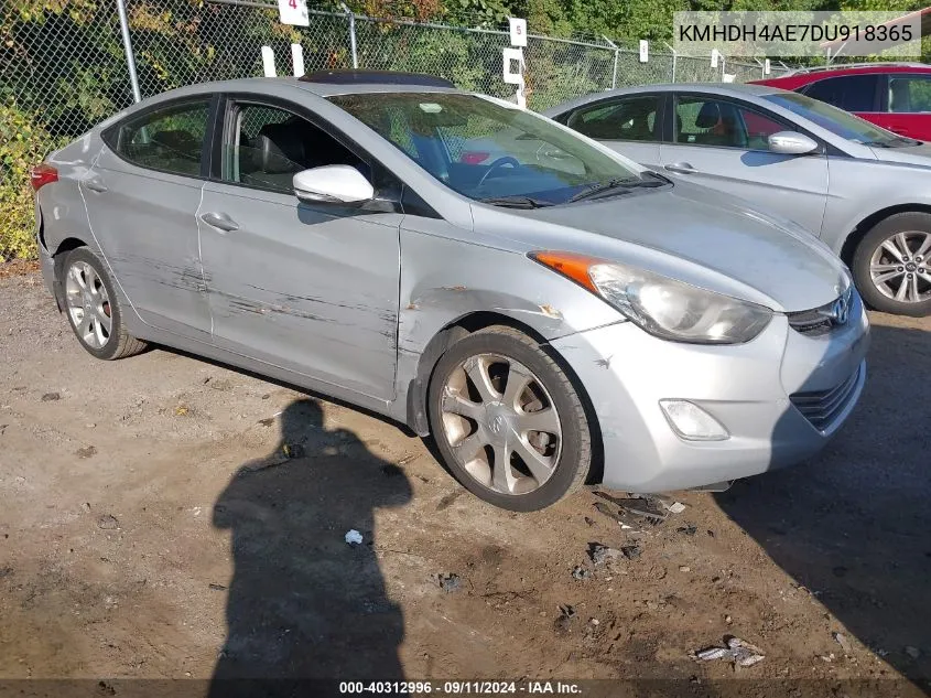 KMHDH4AE7DU918365 2013 Hyundai Elantra Gls/Limited