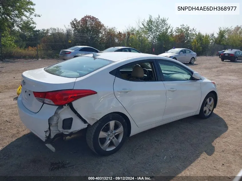 5NPDH4AE6DH368977 2013 Hyundai Elantra Gls/Limited