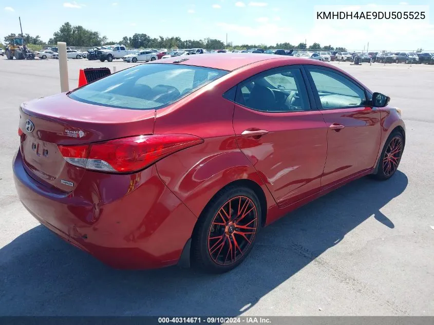 KMHDH4AE9DU505525 2013 Hyundai Elantra Limited