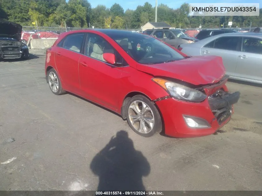 2013 Hyundai Elantra Gt VIN: KMHD35LE7DU043354 Lot: 40315574