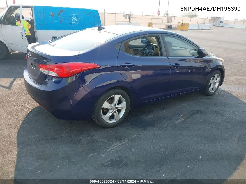 5NPDH4AE7DH195390 2013 Hyundai Elantra Gls/Limited