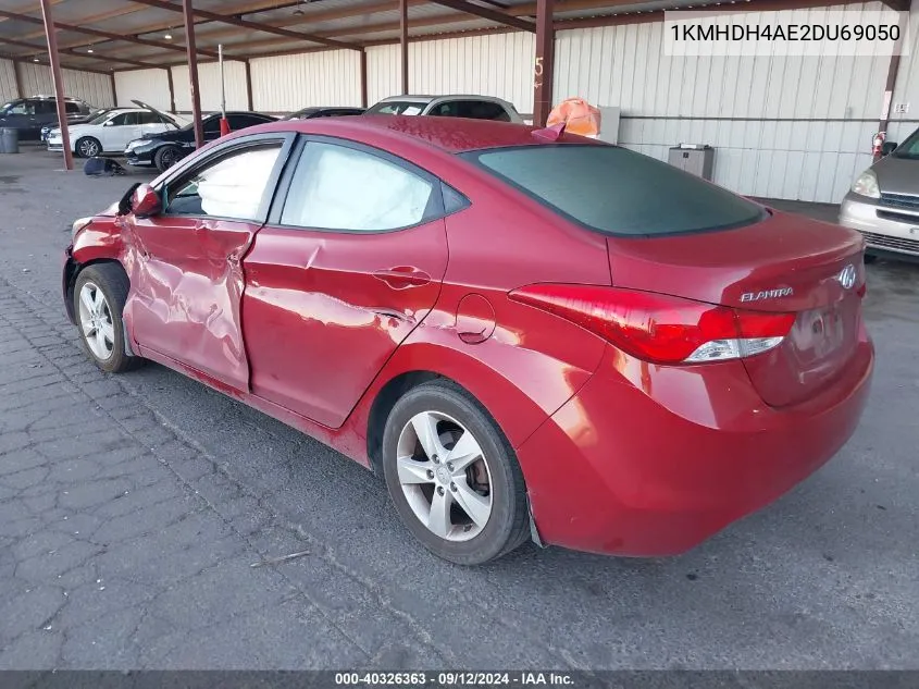 2013 Hyundai Elantra Gls/Limited VIN: 1KMHDH4AE2DU69050 Lot: 40326363