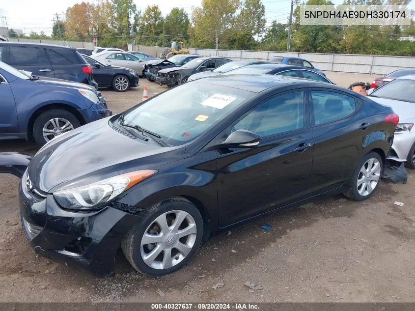 2013 Hyundai Elantra Limited VIN: 5NPDH4AE9DH330174 Lot: 40327637