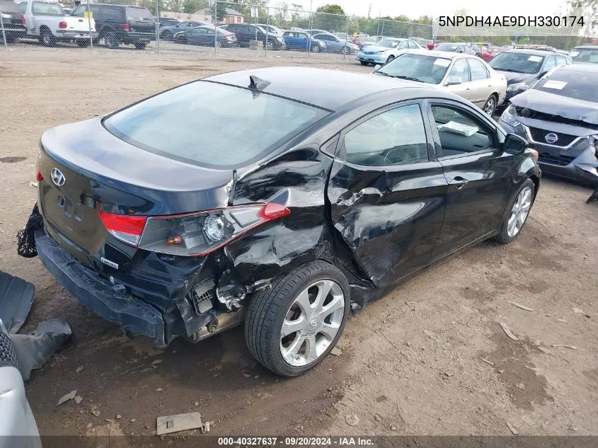 5NPDH4AE9DH330174 2013 Hyundai Elantra Limited