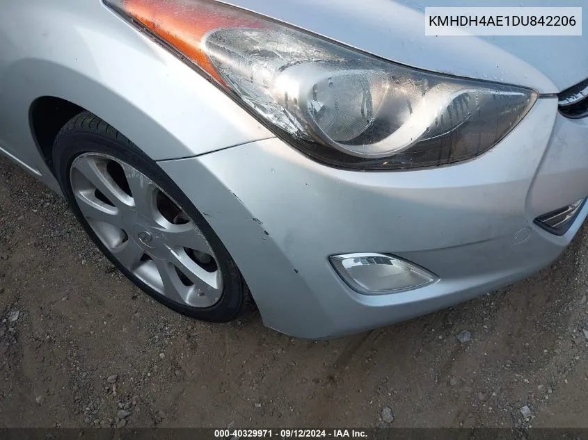 KMHDH4AE1DU842206 2013 Hyundai Elantra Limited