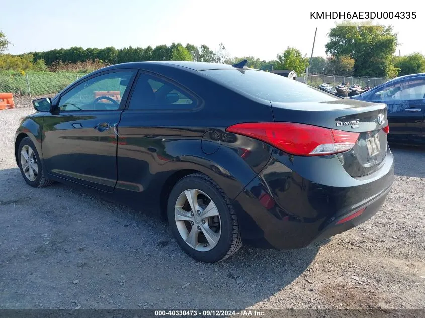 KMHDH6AE3DU004335 2013 Hyundai Elantra Gs/Se