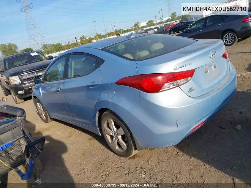 KMHDH4AEXDU662710 2013 Hyundai Elantra Gls/Limited