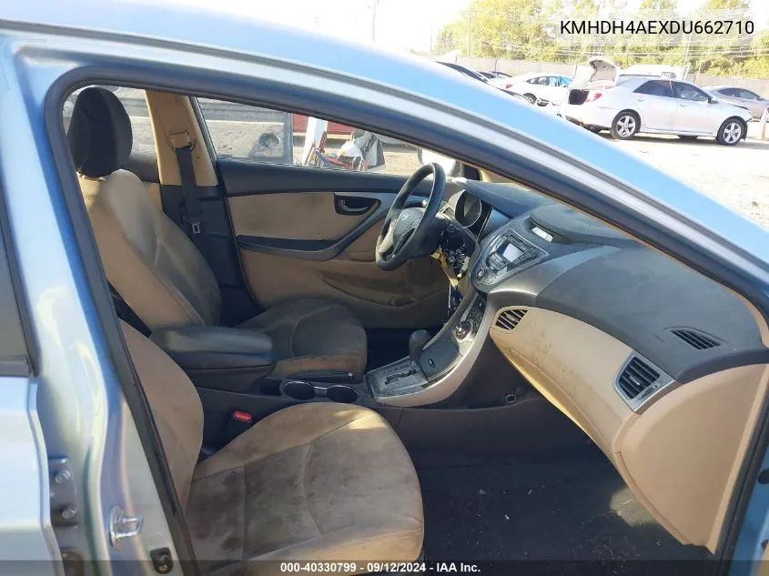 KMHDH4AEXDU662710 2013 Hyundai Elantra Gls/Limited