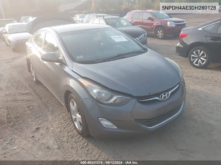 2013 Hyundai Elantra Gls/Limited VIN: 5NPDH4AE3DH280128 Lot: 40331319