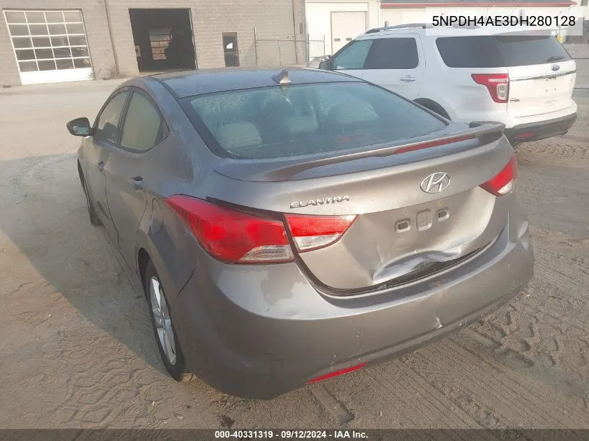 2013 Hyundai Elantra Gls/Limited VIN: 5NPDH4AE3DH280128 Lot: 40331319