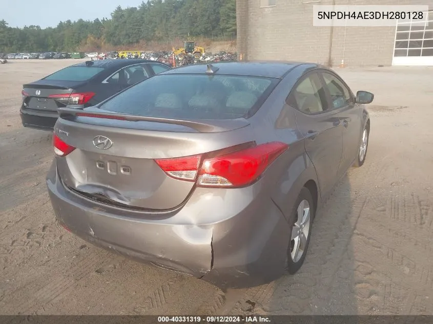 5NPDH4AE3DH280128 2013 Hyundai Elantra Gls/Limited