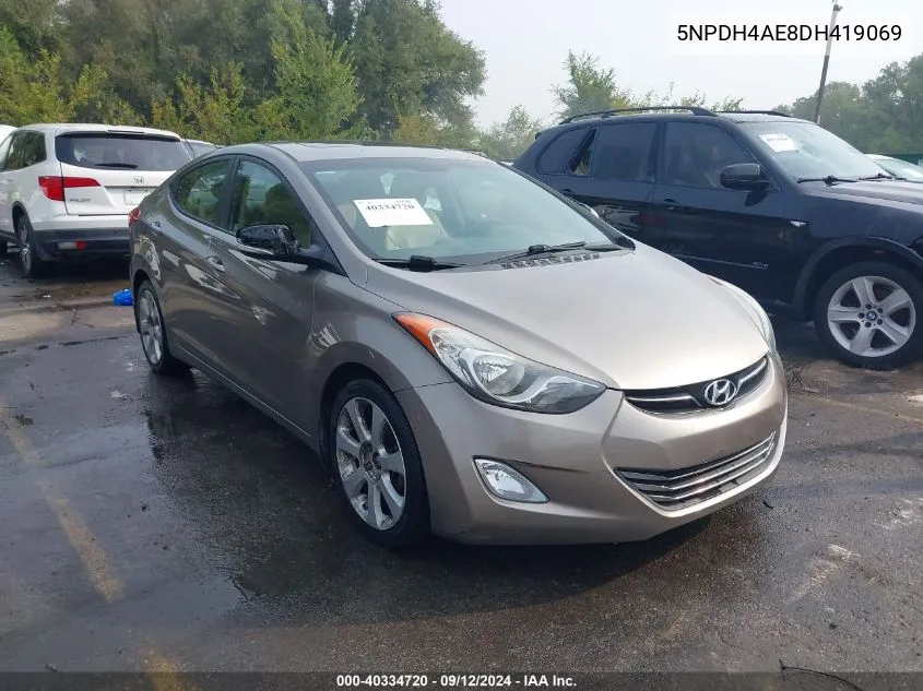 5NPDH4AE8DH419069 2013 Hyundai Elantra Gls/Limited