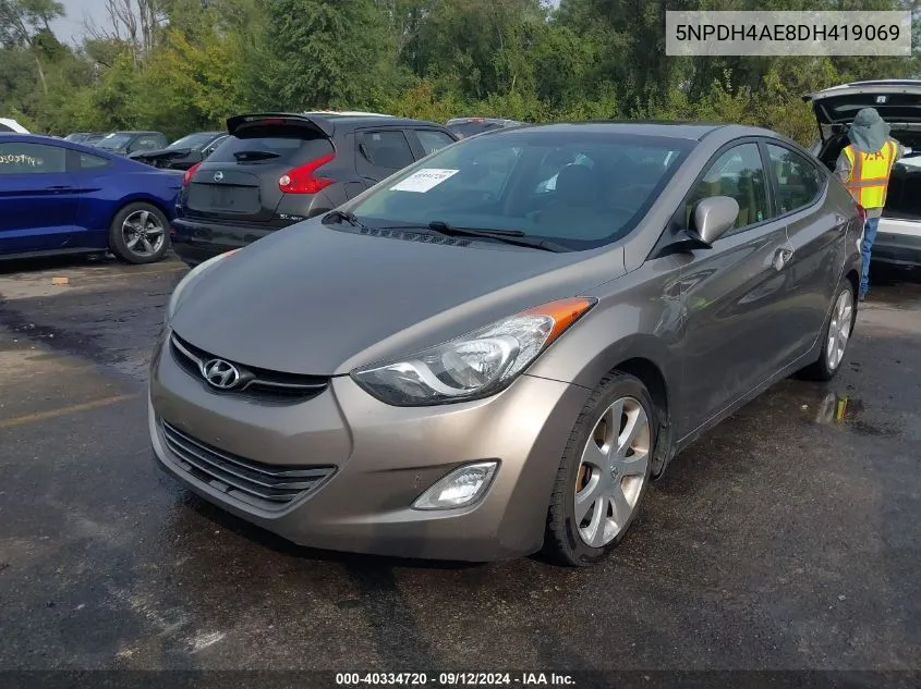 5NPDH4AE8DH419069 2013 Hyundai Elantra Gls/Limited