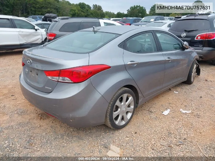 KMHDH4AE7DU757631 2013 Hyundai Elantra Limited