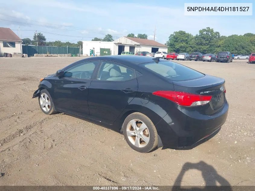 2013 Hyundai Elantra Gls/Limited VIN: 5NPDH4AE4DH181527 Lot: 40337896