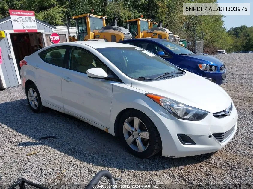 5NPDH4AE7DH303975 2013 Hyundai Elantra Gls