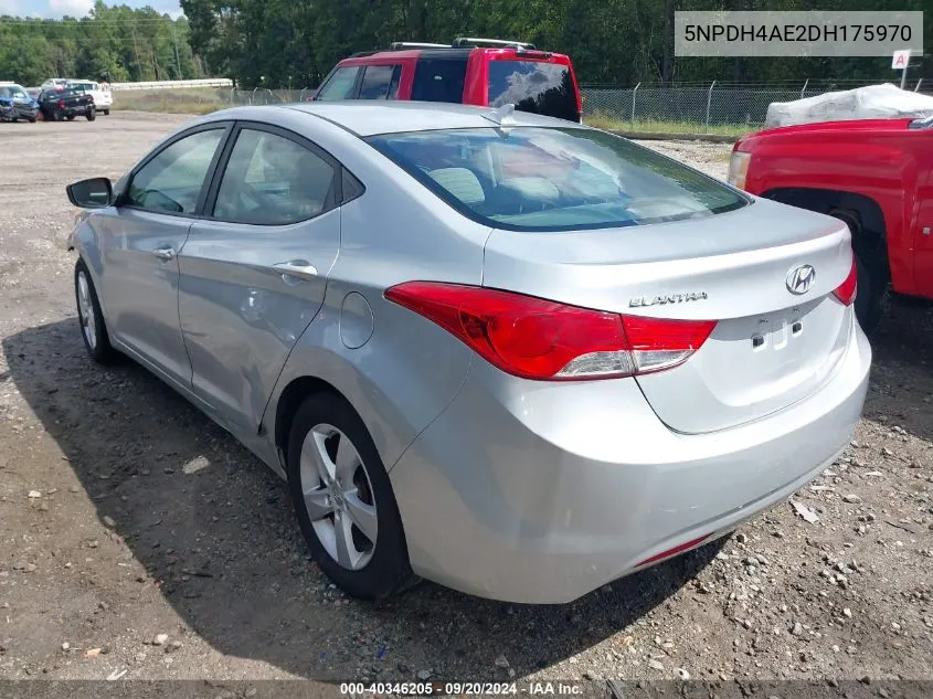 2013 Hyundai Elantra Gls VIN: 5NPDH4AE2DH175970 Lot: 40346205