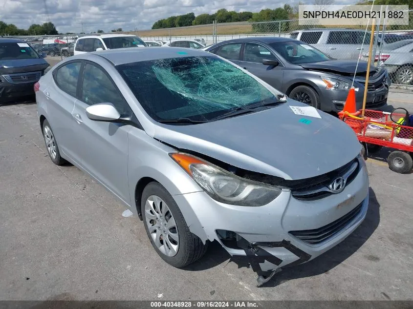 5NPDH4AE0DH211882 2013 Hyundai Elantra Gls/Limited