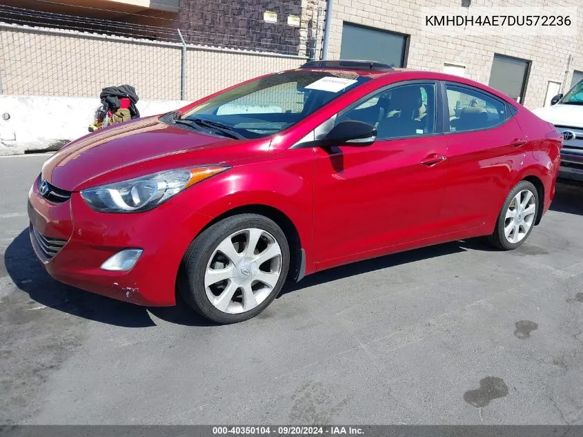 KMHDH4AE7DU572236 2013 Hyundai Elantra Limited