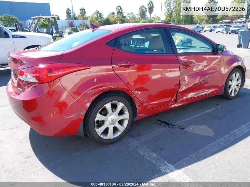 KMHDH4AE7DU572236 2013 Hyundai Elantra Limited