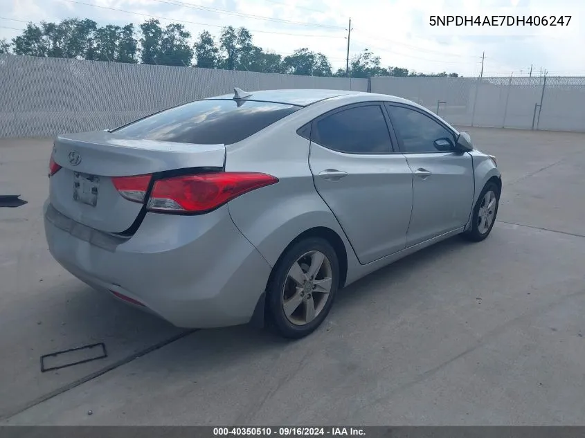 5NPDH4AE7DH406247 2013 Hyundai Elantra Gls