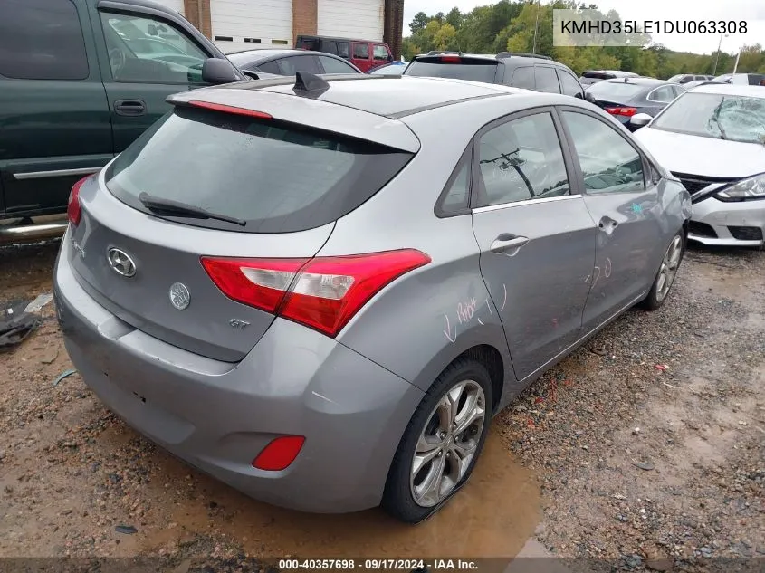 2013 Hyundai Elantra Gt VIN: KMHD35LE1DU063308 Lot: 40357698