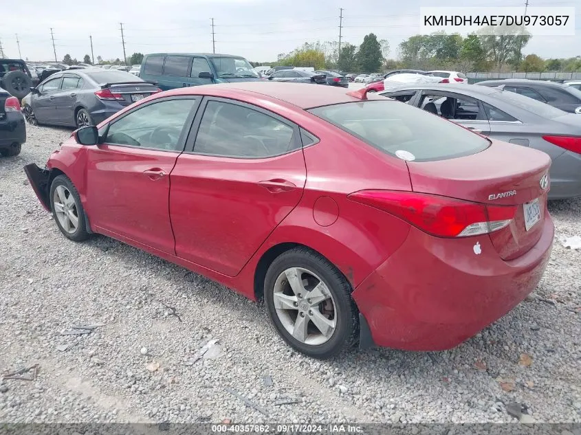 2013 Hyundai Elantra Gls VIN: KMHDH4AE7DU973057 Lot: 40357862