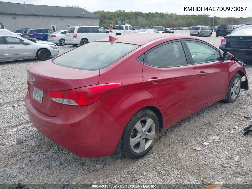 2013 Hyundai Elantra Gls VIN: KMHDH4AE7DU973057 Lot: 40357862