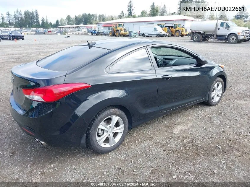 KMHDH6AE7DU022661 2013 Hyundai Elantra Gs