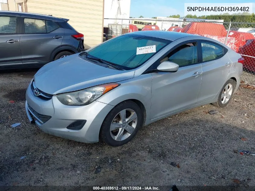 5NPDH4AE6DH369482 2013 Hyundai Elantra Gls