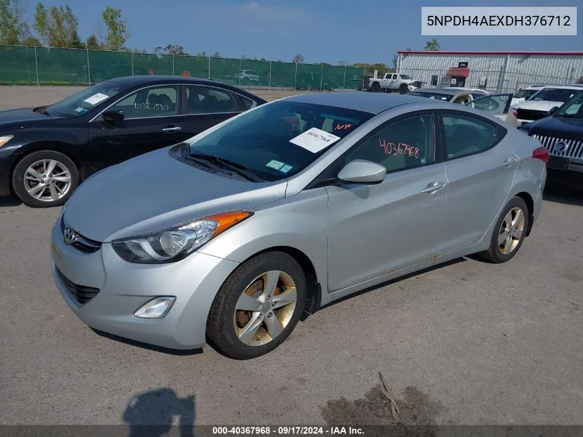 5NPDH4AEXDH376712 2013 Hyundai Elantra Gls