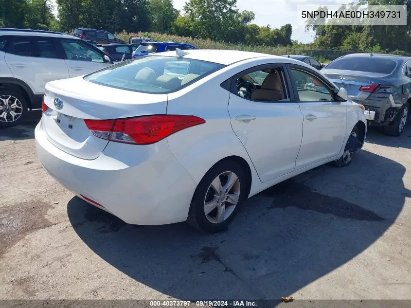 5NPDH4AE0DH349731 2013 Hyundai Elantra Gls