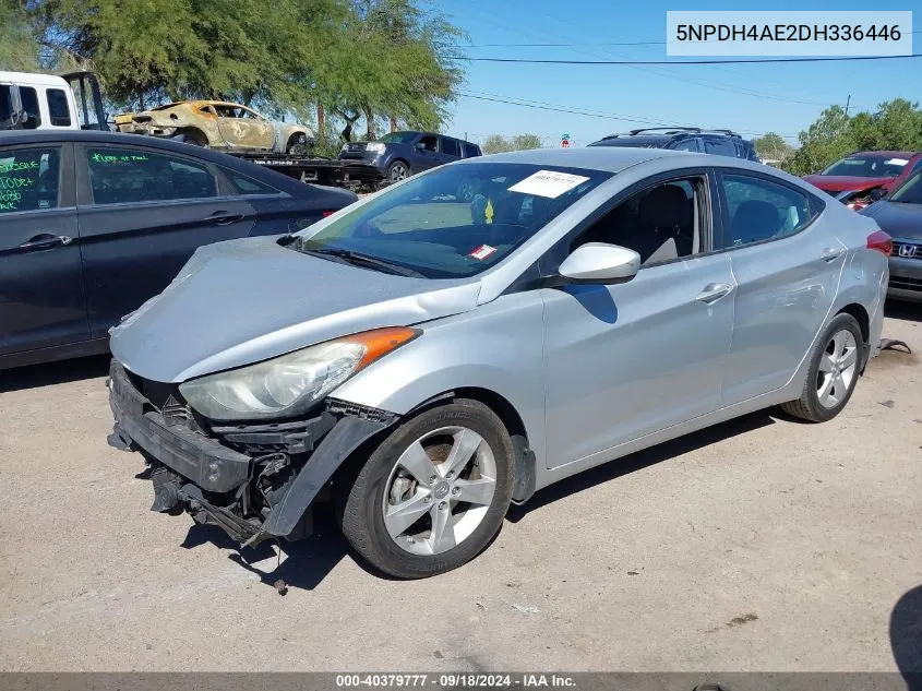 2013 Hyundai Elantra Gls/Limited VIN: 5NPDH4AE2DH336446 Lot: 40379777