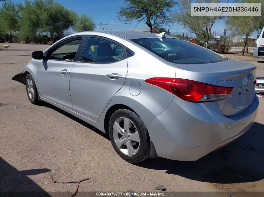 2013 Hyundai Elantra Gls/Limited VIN: 5NPDH4AE2DH336446 Lot: 40379777