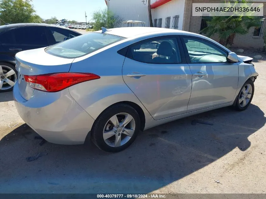 2013 Hyundai Elantra Gls/Limited VIN: 5NPDH4AE2DH336446 Lot: 40379777