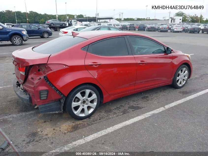 KMHDH4AE3DU764849 2013 Hyundai Elantra Limited