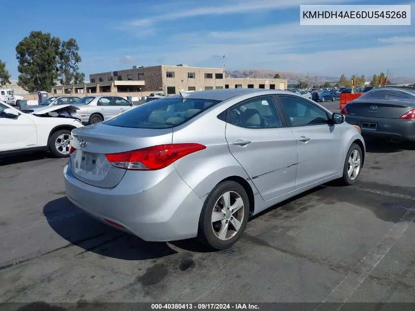 KMHDH4AE6DU545268 2013 Hyundai Elantra Gls