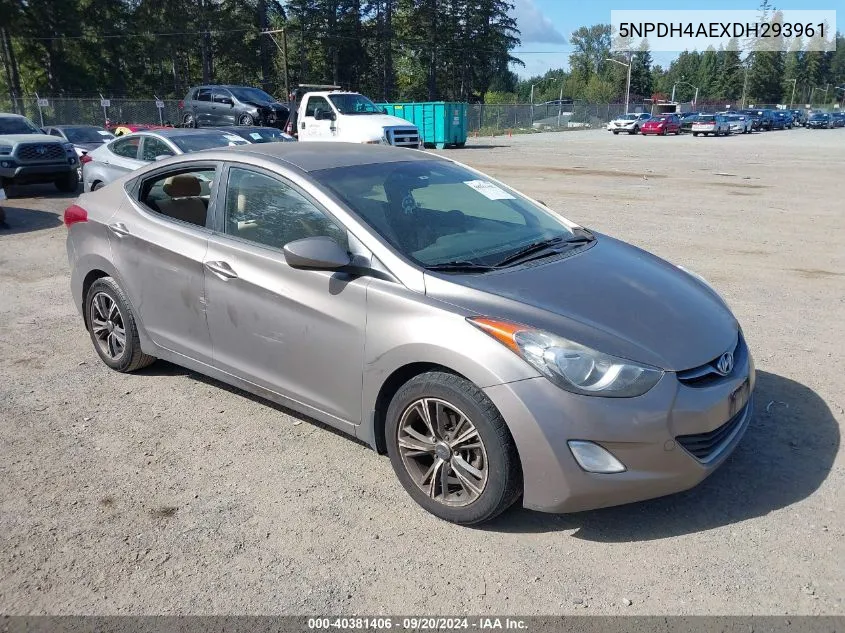 5NPDH4AEXDH293961 2013 Hyundai Elantra Gls