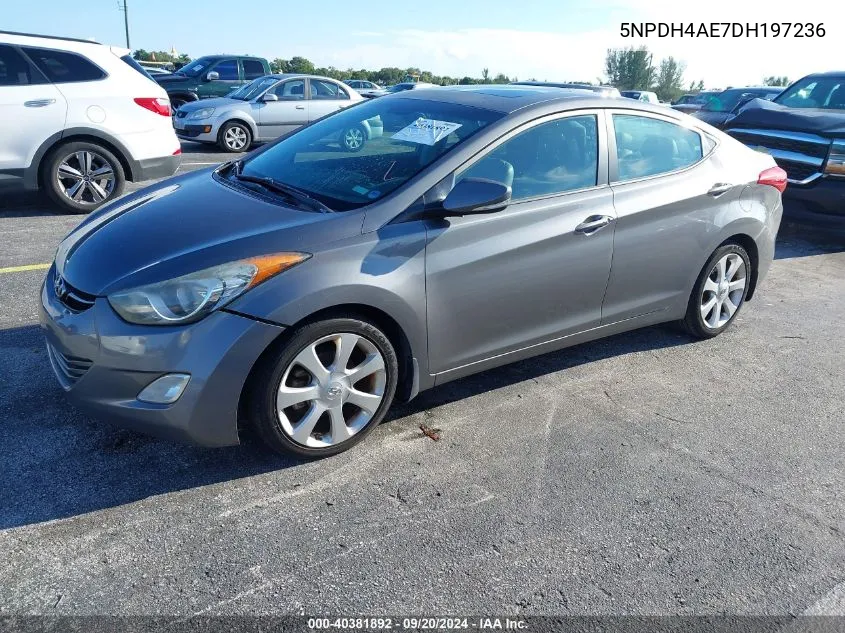 5NPDH4AE7DH197236 2013 Hyundai Elantra Limited