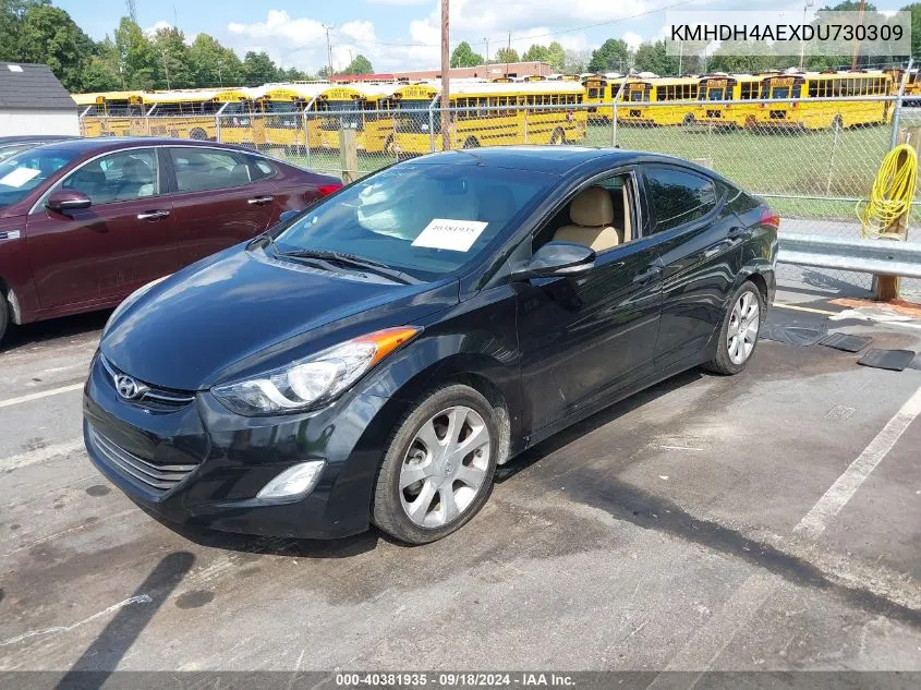 KMHDH4AEXDU730309 2013 Hyundai Elantra Limited